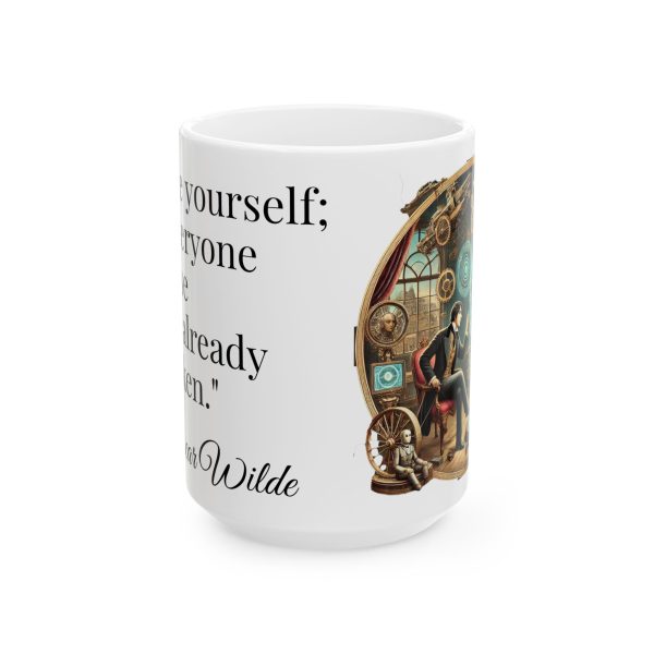 Wilde O - Be Yourself - Coffee Mug - Image 5