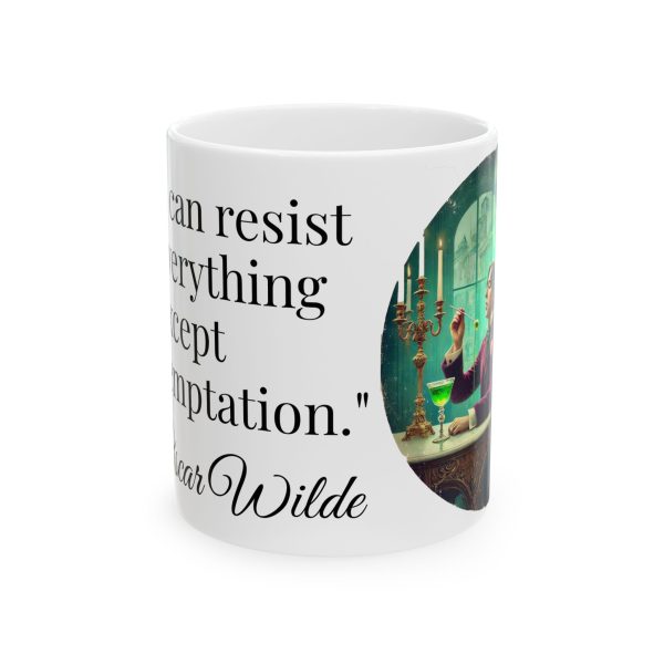 Wilde O - Everything Except Temptation - Coffee Mug - Image 4