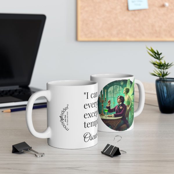 Wilde O - Everything Except Temptation - Coffee Mug - Image 2