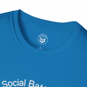 Social Battery 1%, Unisex Graphic Tee, Perfect for Introverts, Gift for Friends, Anxiety T-Shirt - Image 5