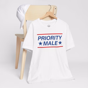 Priority Male Tee, Fun Unisex T-Shirt Summer Style - Image 6