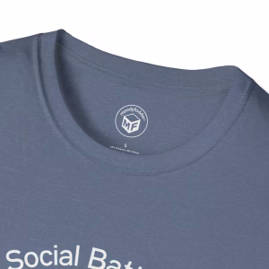 Social Battery 1%, Unisex Graphic Tee, Perfect for Introverts, Gift for Friends, Anxiety T-Shirt - Image 8