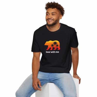 Bear With Me Bear T-Shirt - XS, Black