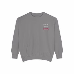 Embroidered More Than Pretty Sweatshirt - Image 3