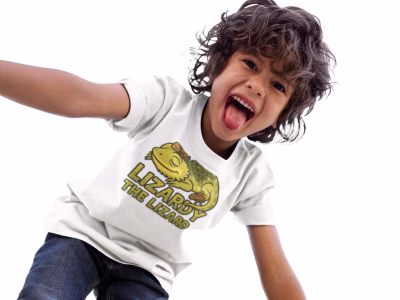 Lizardy the Lizard - Cute Toddler Tee - Adorable Animal Shirt, Kids Fashion, Fun Gift, Playtime Wear, Birthday Outfit