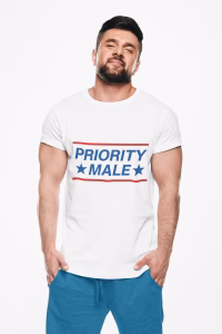Priority Male Tee, Fun Unisex T-Shirt Summer Style - Image 4