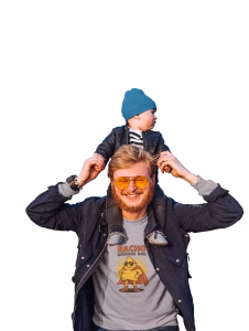 Nacho Average Dad Tee - Funny T-Shirt for Fathers, Perfect Gift for Father's Day, Dads' Birthday, or Fun Family Gatherings, Humor Tee - Image 2