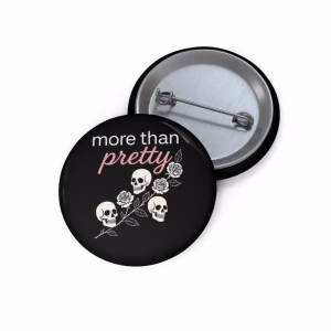 More Than Pretty Pin Buttons, Punk Fashion, Statement Accessories - Image 2