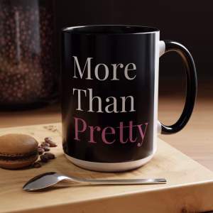 More Than Pretty Accent Coffee Mug 15 oz - Image 2