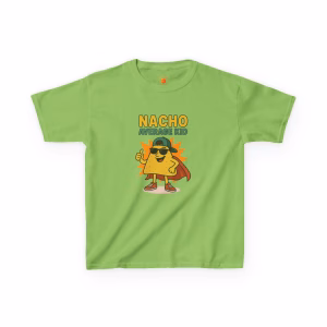 Nacho Average Kid Tee | Fun Kids T-Shirt for Birthdays, Playdates, Casual Wear, Summer Parties, Gift for Boys & Girls - Image 8