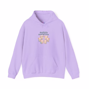Cozy Axolotls Anonymous Hoodie, Cute Animal Sweatshirt, Gifts for Fish Lovers, Quirky Hoodie for Home, Unique Animal Apparel - Image 12