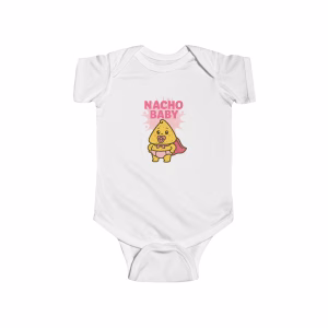 Cute Nacho Baby Bodysuit, Baby Shower Gift, Infant Apparel, Funny Baby Outfit, Newborn Clothes, Cute Baby Gift - Image 5