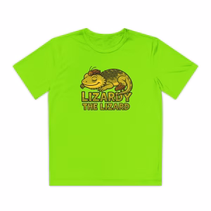 Youth Lizard Tee | Lizardy the Lizard | Fun Graphic T-Shirt for Kids | Perfect for Birthday Gifts, Summer Camp, or Playtime - Image 5