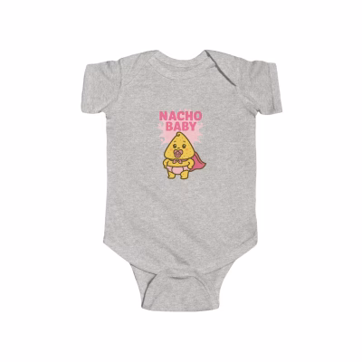 Cute Nacho Baby Bodysuit, Baby Shower Gift, Infant Apparel, Funny Baby Outfit, Newborn Clothes, Cute Baby Gift
