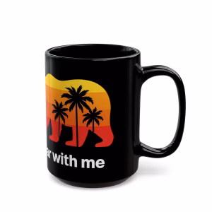 Bear With Me Coffee Mug California Sunset 15 oz - Image 2