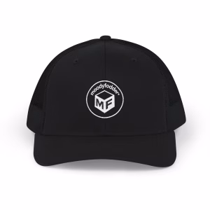 Embroidered Snapback Trucker Cap moodyfodder® Brand - Image 3