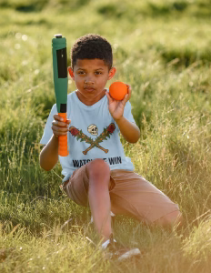 Kids Fine Jersey Tee - Watch me Win Skull & Rose Baseball Design - Image 4