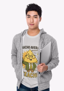 Funny Teacher T-Shirt, Nacho Average Teacher Shirt, Gift for Educators, Classroom Humor Tee, Back to School Apparel, Teacher Appreciation - Image 3