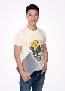 Nacho Average Boss Unisex T-Shirt, Fun Office Humor Tee, Gift for Boss's Day, Quirky Workwear, Casual Everyday Style - Image 3