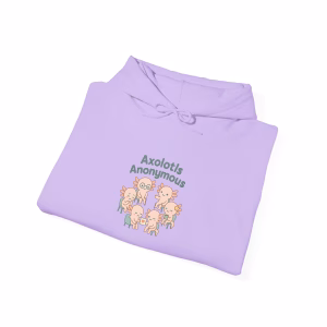 Cozy Axolotls Anonymous Hoodie, Cute Animal Sweatshirt, Gifts for Fish Lovers, Quirky Hoodie for Home, Unique Animal Apparel - Image 13
