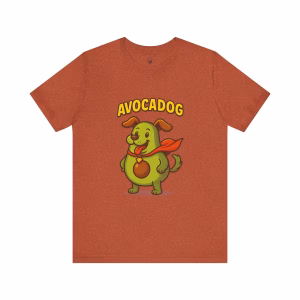 Avocado Dog Unisex Tee, Cute Dog Shirt, Animal Lover Gift, Funny Pet Tee, Casual Summer Top, Dog Mom Shirt - Image 8