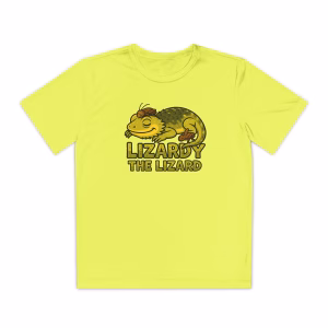 Youth Lizard Tee | Lizardy the Lizard | Fun Graphic T-Shirt for Kids | Perfect for Birthday Gifts, Summer Camp, or Playtime - Image 9