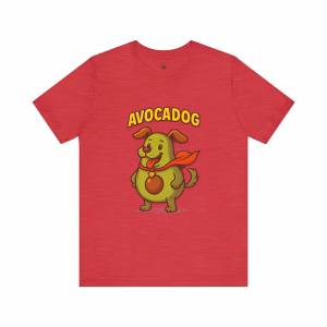 Avocado Dog Unisex Tee, Cute Dog Shirt, Animal Lover Gift, Funny Pet Tee, Casual Summer Top, Dog Mom Shirt - Image 10