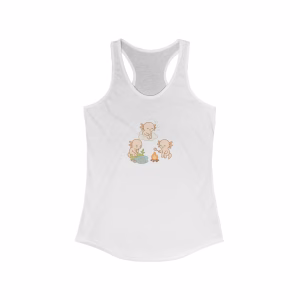Axolotl Earth Wind and Fire Tank Top Cute Summer Fun - Image 2