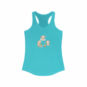 Axolotl Earth Wind and Fire Tank Top Cute Summer Fun - Image 4