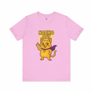 Nacho Cat Unisex Tee, Fun Graphic T-Shirt for Cat Lovers, Superhero Cat Design, Gift for Cat Owners, Perfect for Birthdays and Celebrations - Image 10