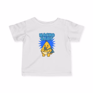 Cute Infant Tee - 'Nacho Baby' Funny Baby T-Shirt, Baby Shower Gift, Infant Casual Wear, Toddler Clothes, Children's Humor Shirt - Image 4