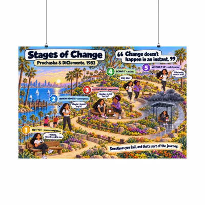 Stages of Change — Classroom Poster